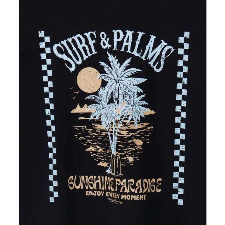 【カヒコ】【UVカット加工】アラホウメンズＴシャツ【SURF&Palms】 | アミナコレクション | 詳細画像9 