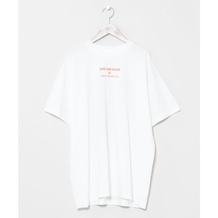 ホワイト系その他 | 【カヒコ】【UVカット加工】アラホウメンズＴシャツ【SURF&Palms】 | アミナコレクション