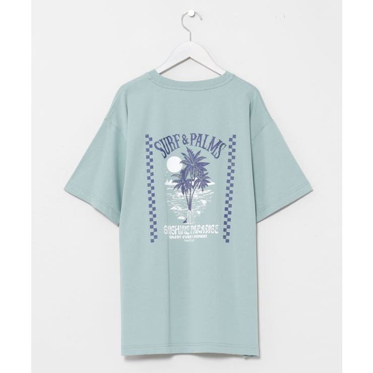 ミント | 【カヒコ】【UVカット加工】アラホウメンズＴシャツ【SURF&Palms】 | アミナコレクション