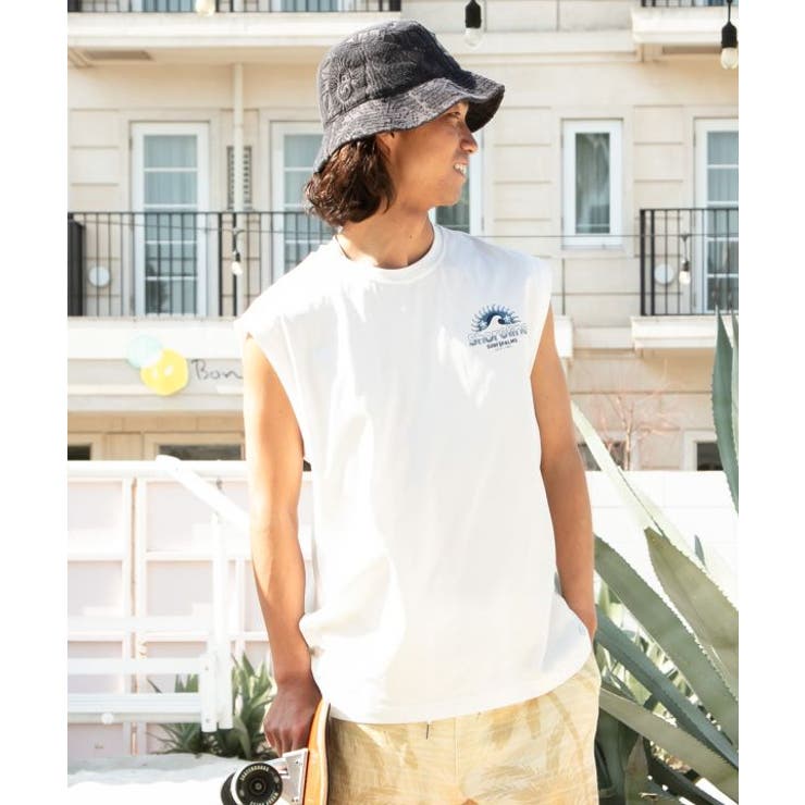 【カヒコ】【UVカット加工】アラホウメンズタンクトップ【SURF&Palms】 | アミナコレクション | 詳細画像3 