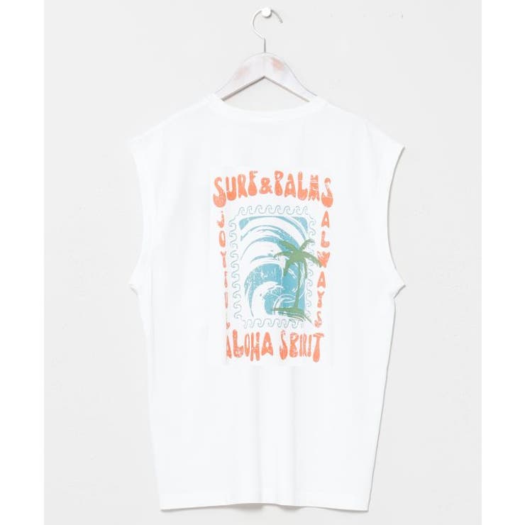 ホワイト系その他 | 【カヒコ】【UVカット加工】アラホウメンズタンクトップ【SURF&Palms】 | アミナコレクション