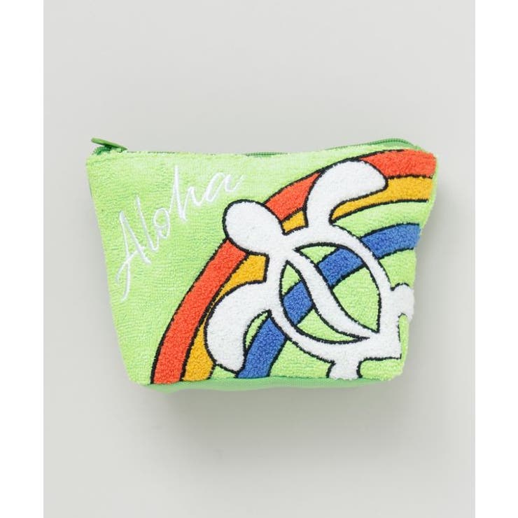 グリーン | 【カヒコ】ヒワヒワサガラポーチ | アミナコレクション 