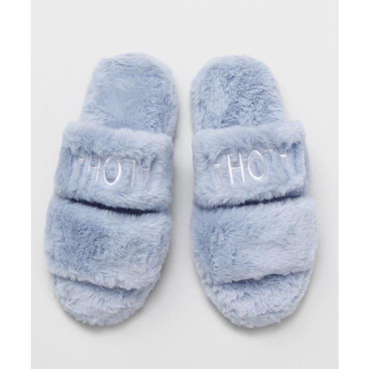 ブルー | 【カヒコ】アロハファースリッパ | アミナコレクション 