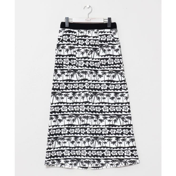 ブラック×ホワイト | 【カヒコ】ロアアスカート | アミナコレクション 