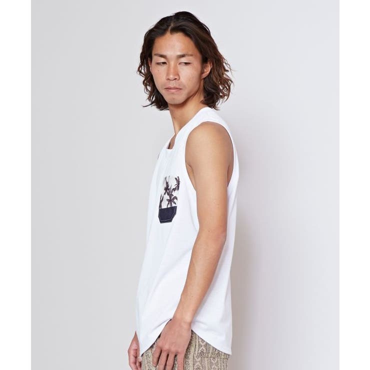 【カヒコ】【UVカット加工】フーラリメンズタンクトップ | アミナコレクション  | 詳細画像5 