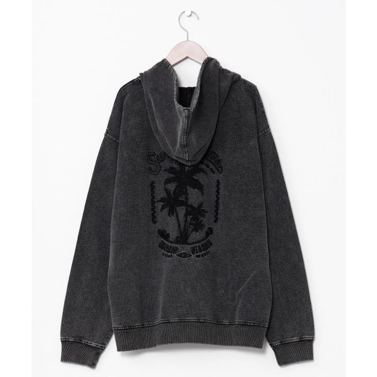 グレー | 【カヒコ】ホブグッドメンズジップアップパーカー【SURF&Palms】 | アミナコレクション