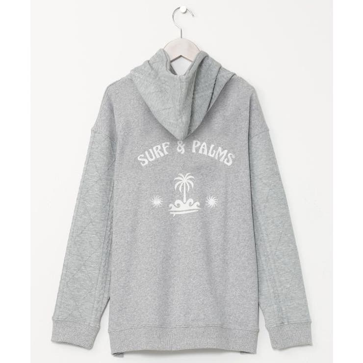 グレー | 【カヒコ】ダミアンメンズフードトップス【SURF&Palms】 | アミナコレクション