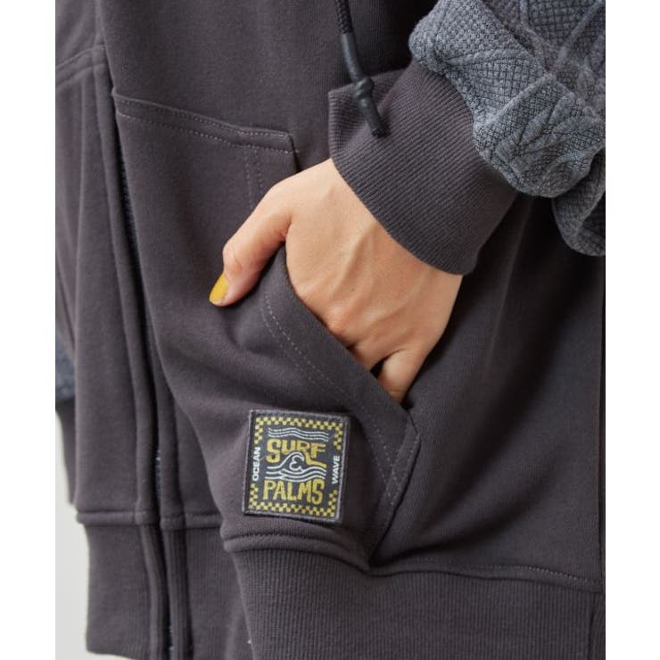 【カヒコ】ダミアンメンズジップアップパーカー【SURF&Palms】 | アミナコレクション | 詳細画像11 