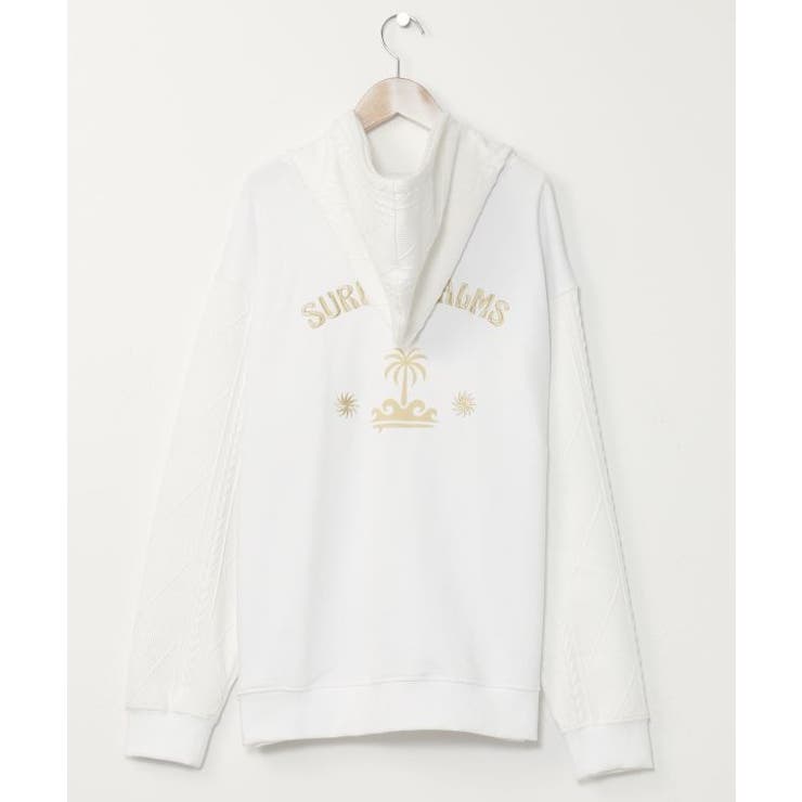 【カヒコ】ダミアンメンズジップアップパーカー【SURF&Palms】 | アミナコレクション | 詳細画像4 