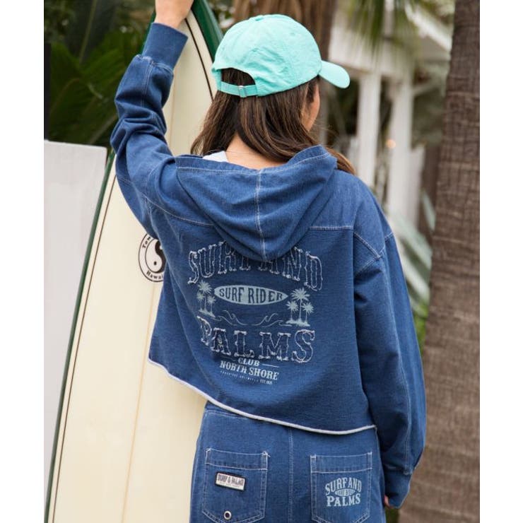 ネイビー | 【カヒコ】ショアフードトップス【SURF&Palms】 | アミナコレクション 