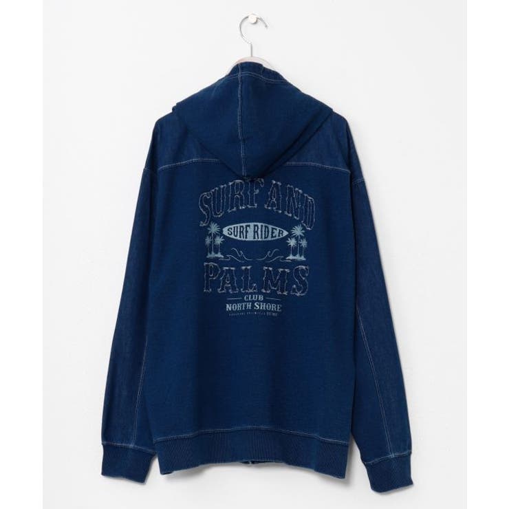 ネイビー | 【カヒコ】ショアメンズフーディー【SURF&Palms】 | アミナコレクション 