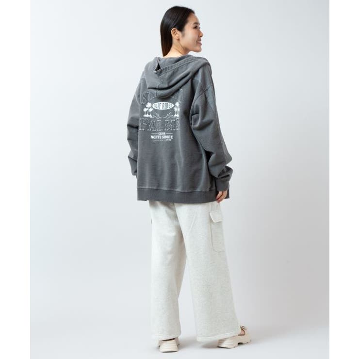 【カヒコ】ショアメンズジップアップパーカー【SURF&Palms】 | アミナコレクション  | 詳細画像1 