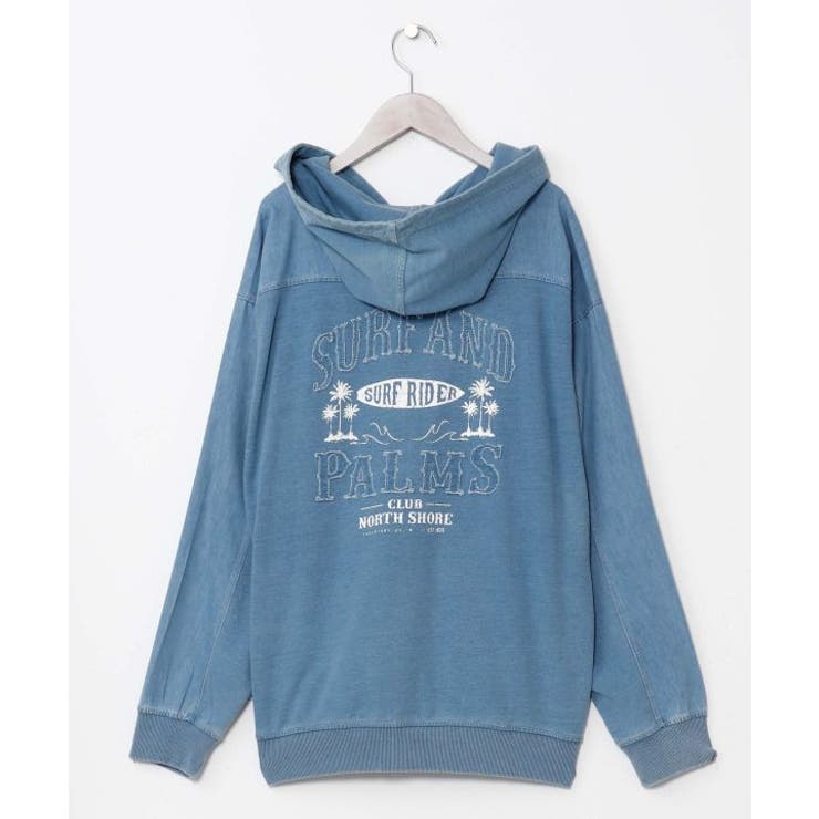 【カヒコ】ショアメンズジップアップパーカー【SURF&Palms】 | アミナコレクション  | 詳細画像30 