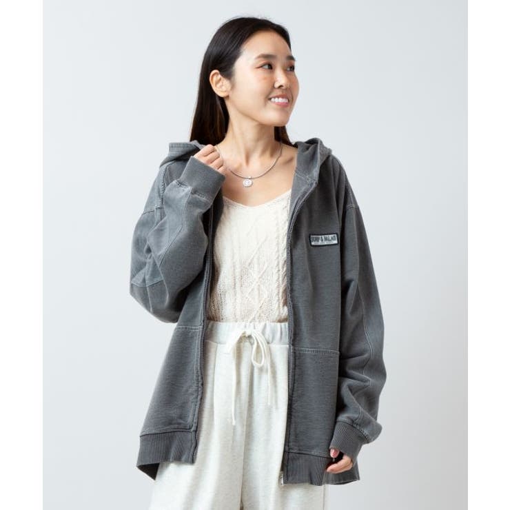 【カヒコ】ショアメンズジップアップパーカー【SURF&Palms】 | アミナコレクション  | 詳細画像5 