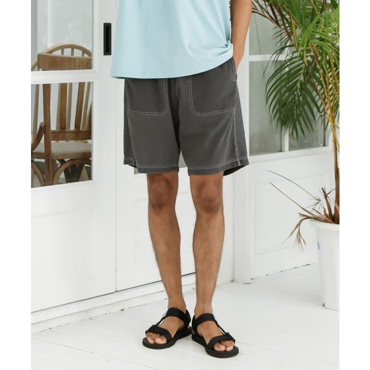 【カヒコ】ショアメンズハーフパンツ【SURF&Palms】 | アミナコレクション  | 詳細画像2 
