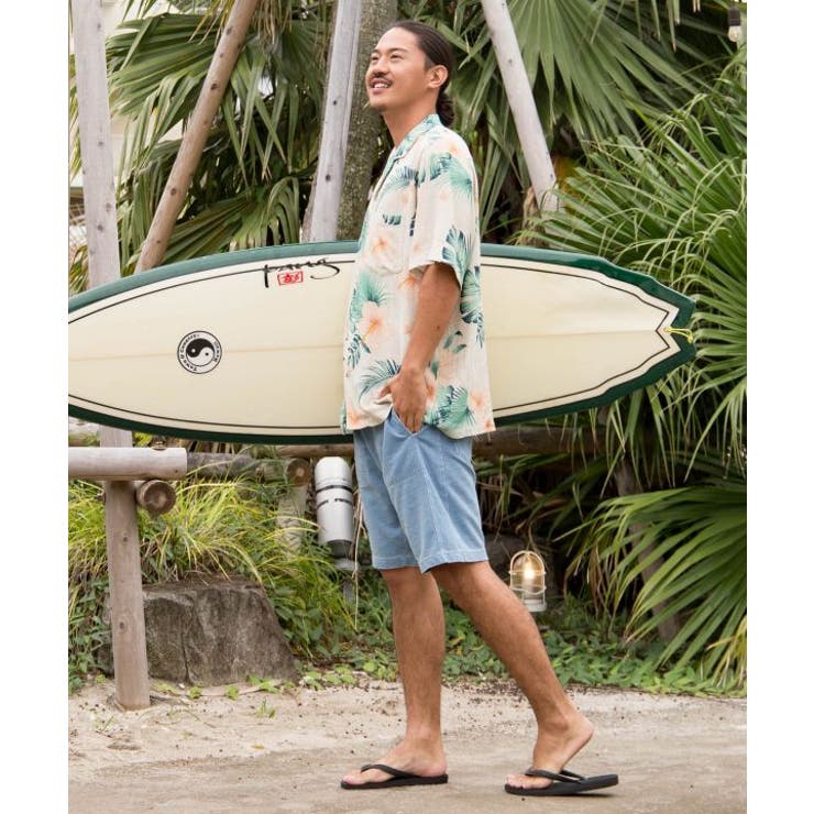 【カヒコ】ショアメンズハーフパンツ【SURF&Palms】 | アミナコレクション  | 詳細画像3 