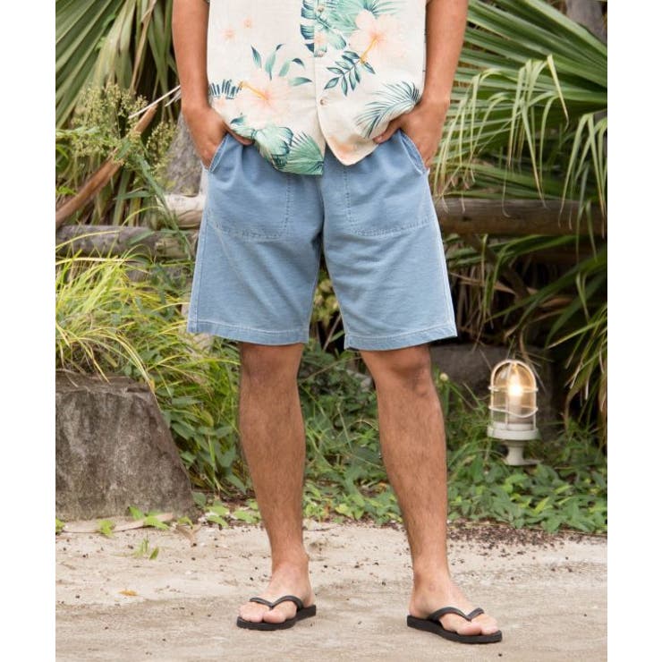 【カヒコ】ショアメンズハーフパンツ【SURF&Palms】 | アミナコレクション  | 詳細画像4 