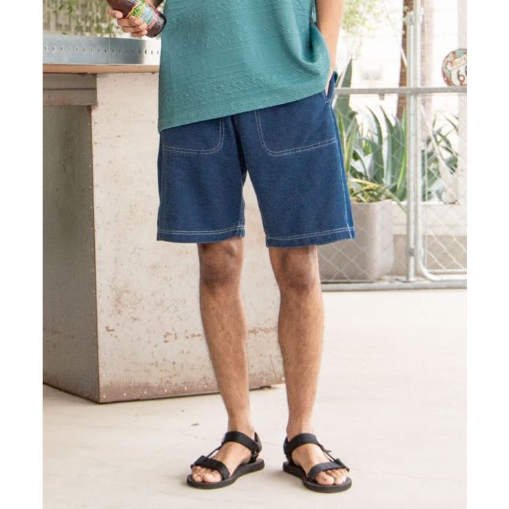 【カヒコ】ショアメンズハーフパンツ【SURF&Palms】 | アミナコレクション  | 詳細画像7 