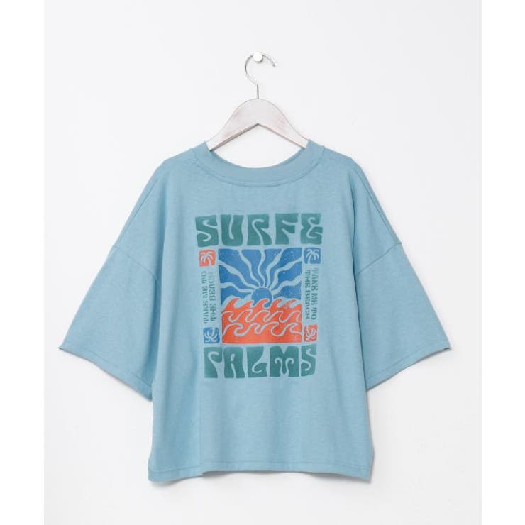ブルー | 【カヒコ】デインＴシャツ【SURF&Palms】 | アミナコレクション 