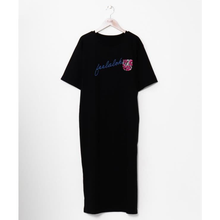 【カヒコ】エケアホUVカットTシャツワンピース | アミナコレクション  | 詳細画像1 