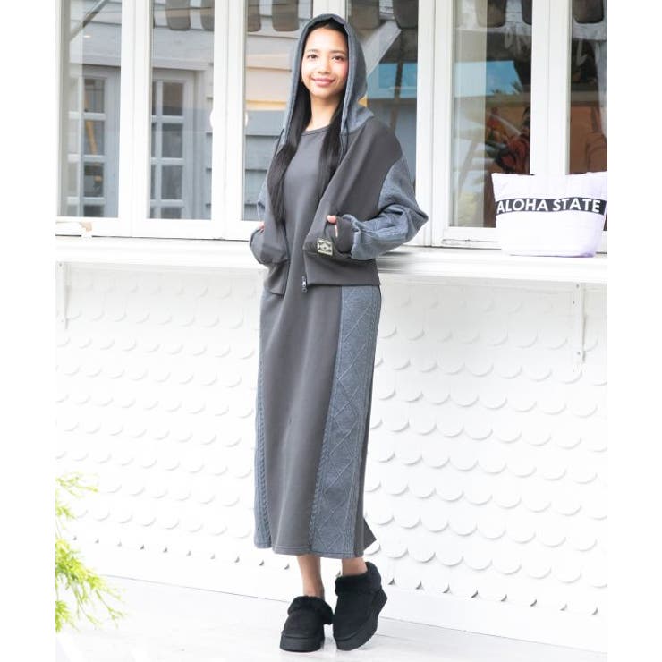 【カヒコ】ニックセットパーカー＆ワンピース【SURF&Palms】 | アミナコレクション  | 詳細画像1 