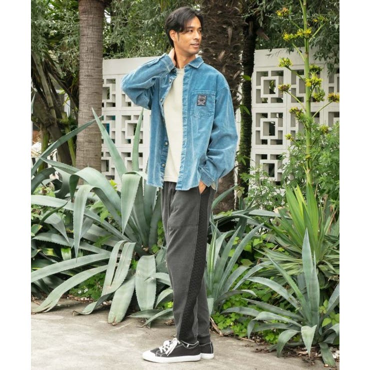 【カヒコ】ハハナコーデュロイメンズシャツ【SURF&Palms】 | アミナコレクション | 詳細画像1 