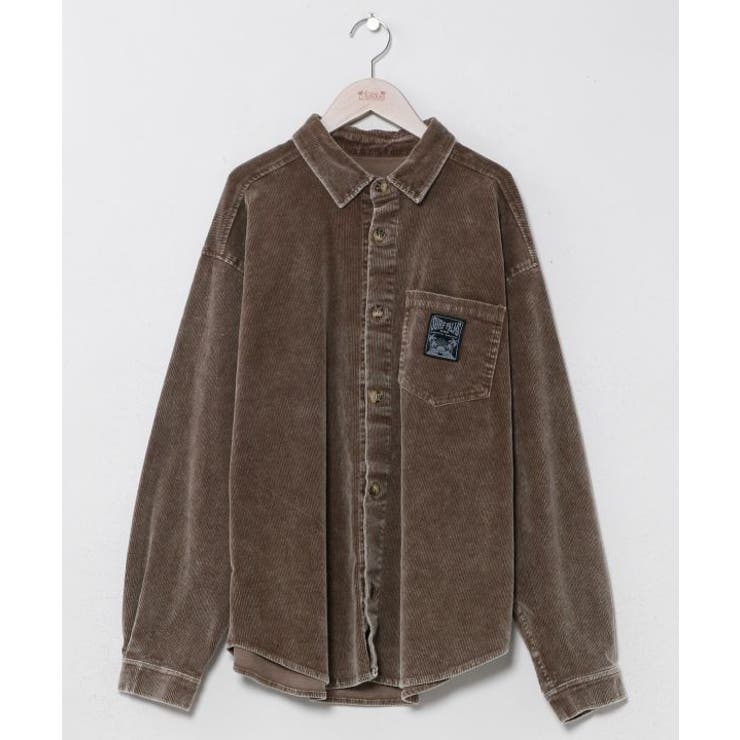 ブラウン | 【カヒコ】ハハナコーデュロイメンズシャツ【SURF&Palms】 | アミナコレクション