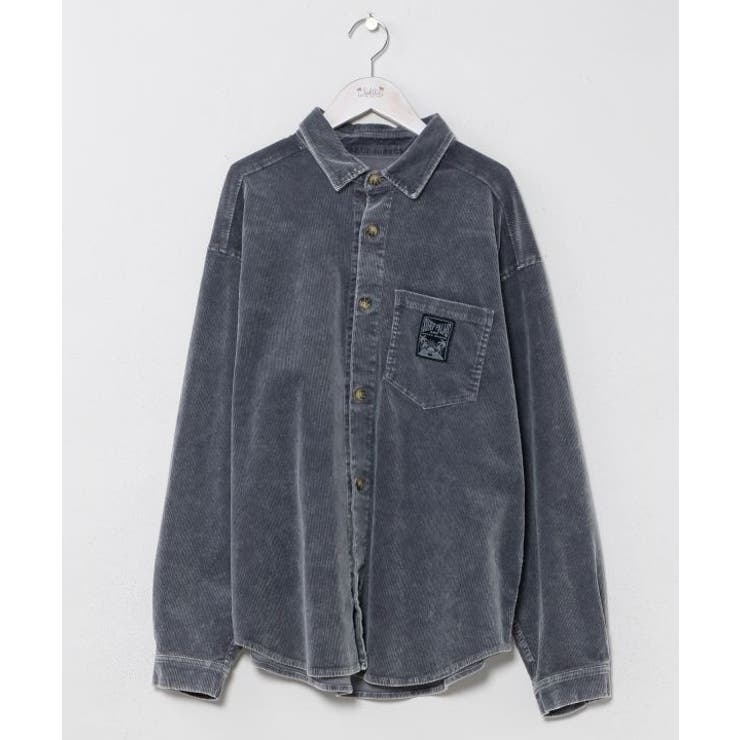 グレー | 【カヒコ】ハハナコーデュロイメンズシャツ【SURF&Palms】 | アミナコレクション