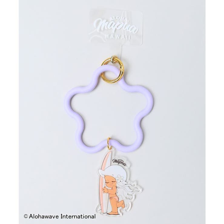 パープル | 【カヒコ】スマホストラップ【ALOHA MAPUA】 | アミナコレクション 