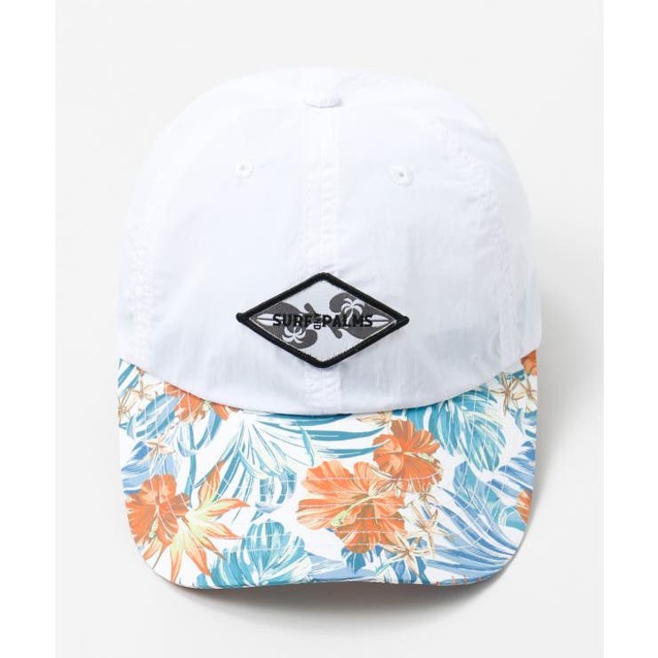 ホワイト | 【カヒコ】アロアロキャップ【SURF&Palms】 | アミナコレクション 