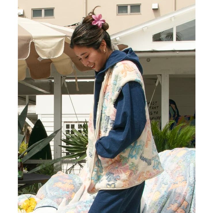 【カヒコ】ハウオリルームベスト | アミナコレクション  | 詳細画像4 