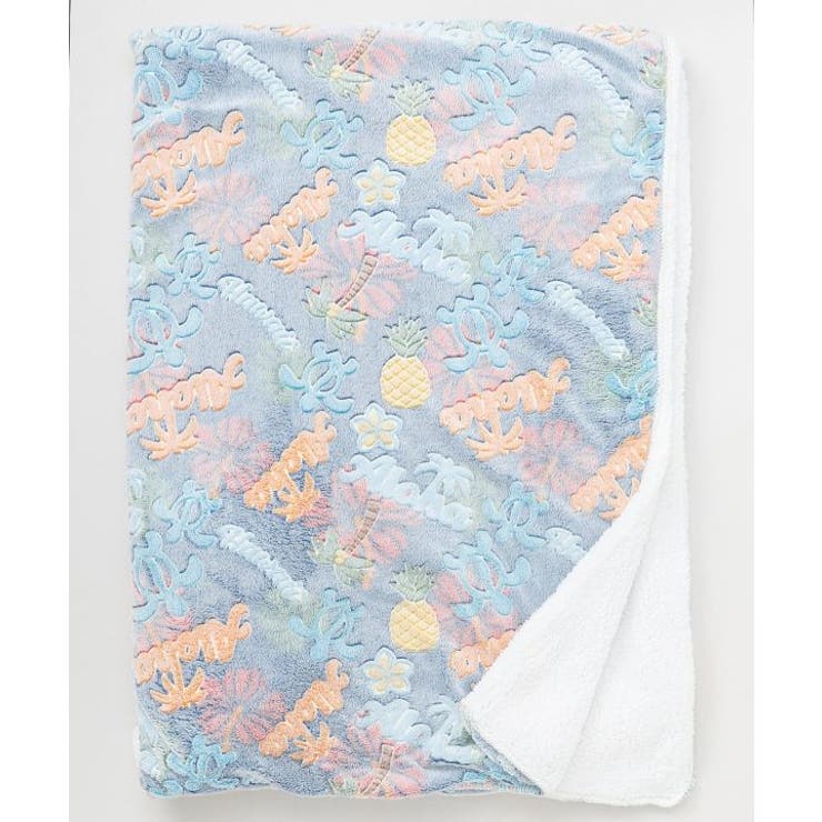 ネイビー系 | 【カヒコ】【裏ボア】ハウオリブランケットXL | アミナコレクション 