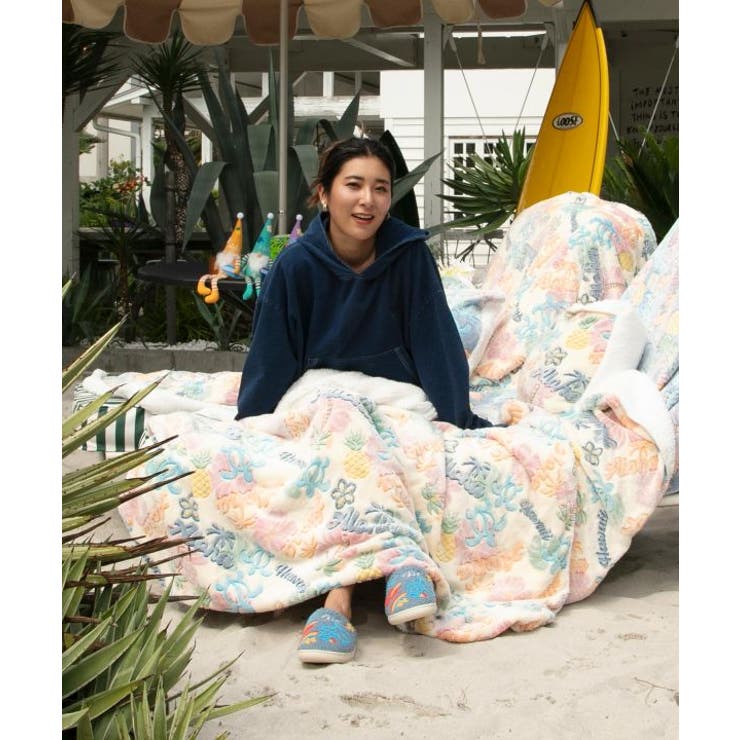 【カヒコ】【裏ボア】ハウオリブランケットM | アミナコレクション  | 詳細画像2 