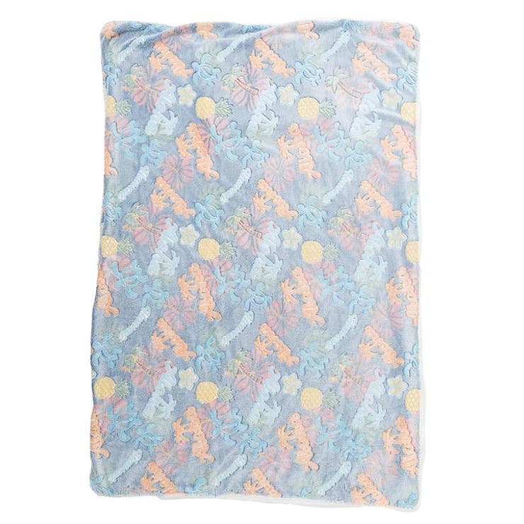 ネイビー系 | 【カヒコ】【裏ボア】ハウオリブランケットM | アミナコレクション 