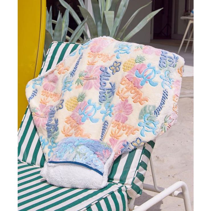 ホワイト | 【カヒコ】【裏ボア】ハウオリブランケットS | アミナコレクション 