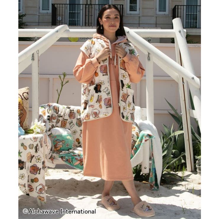 【カヒコ】ハワイルームベスト【ALOHA MAPUA】 | アミナコレクション  | 詳細画像1 