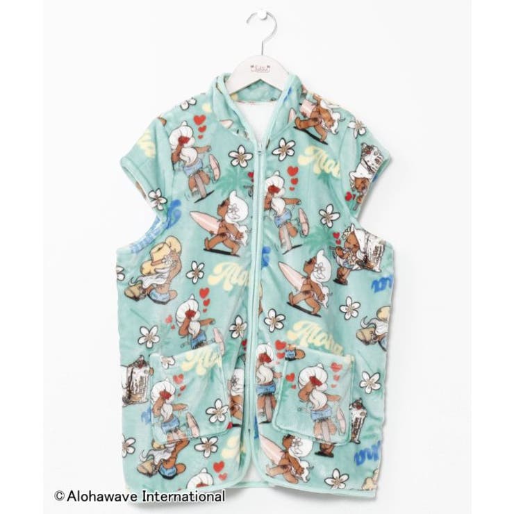 ミント | 【カヒコ】ハワイルームベスト【ALOHA MAPUA】 | アミナコレクション 