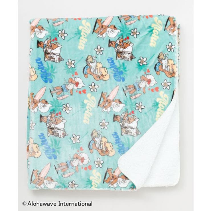 ミント | 【カヒコ】ハワイブランケットＬ【ALOHA MAPUA】 | アミナコレクション 