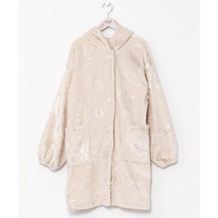 ホワイト | 【カヒコ】ニウココフード付きルームカーディガン | アミナコレクション 