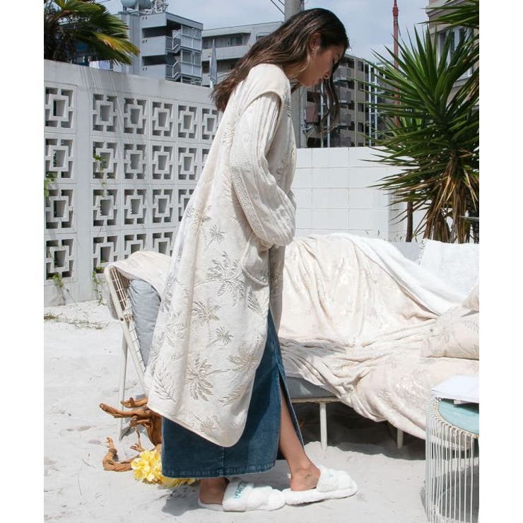 【カヒコ】ニウココルームロングベスト | アミナコレクション  | 詳細画像1 