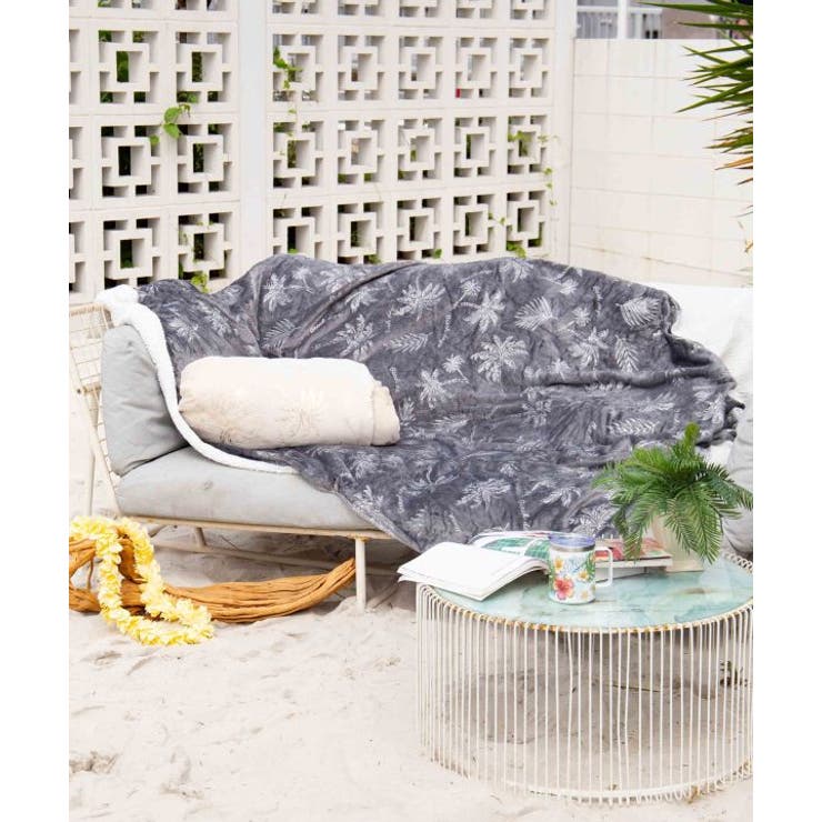 ダークグレー | 【カヒコ】【裏ボア】ニウココブランケットXL | アミナコレクション 