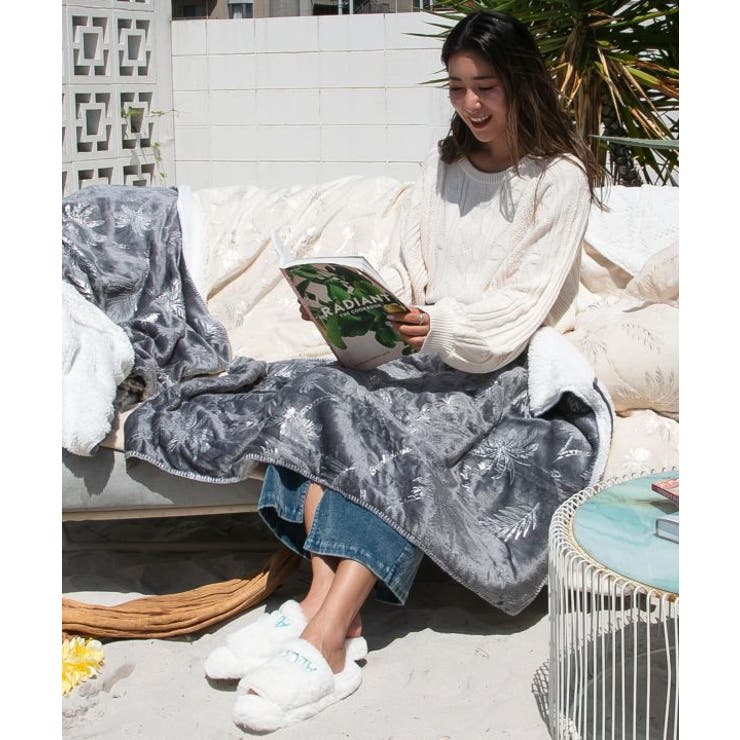 【カヒコ】【裏ボア】ニウココブランケットS | アミナコレクション  | 詳細画像1 