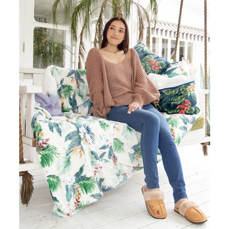 【カヒコ】【裏ボア】プアラニブランケットXL | アミナコレクション  | 詳細画像2 