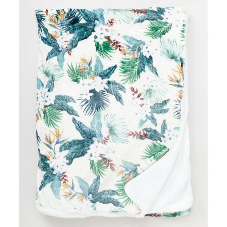 ベージュ | 【カヒコ】【裏ボア】プアラニブランケットXL | アミナコレクション 