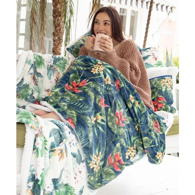 【カヒコ】【裏ボア】プアラニブランケットM | アミナコレクション  | 詳細画像1 