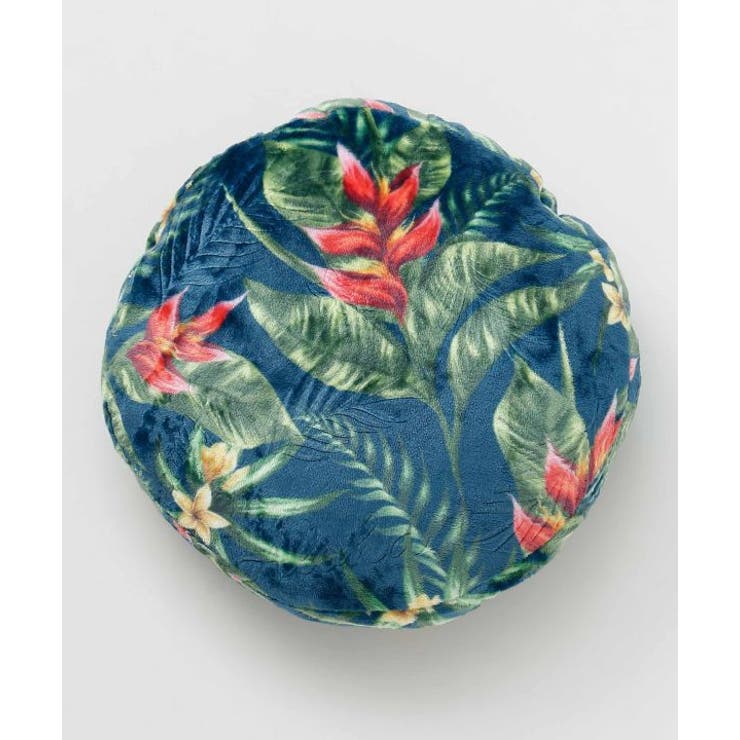 ネイビー系 | 【カヒコ】プアラニラウンドクッション | アミナコレクション 