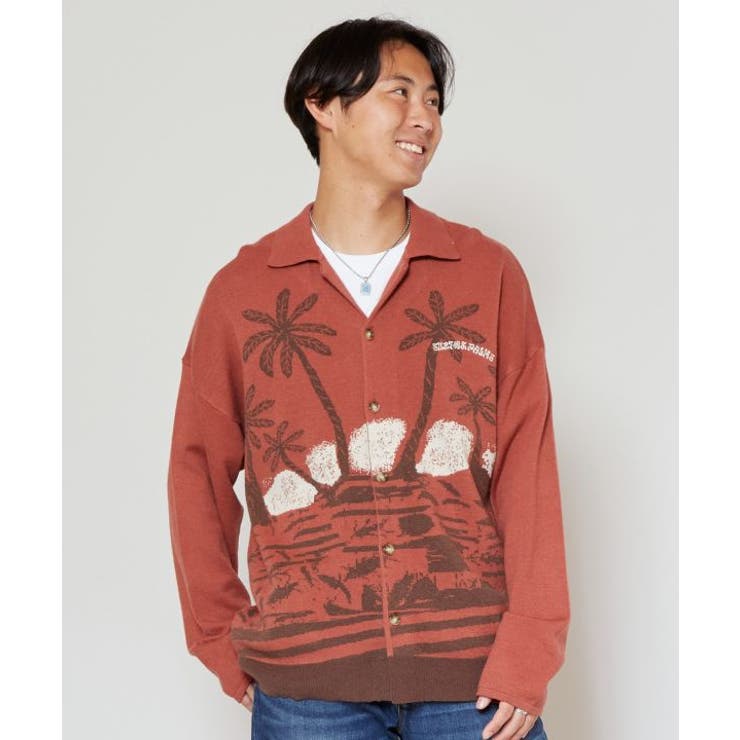 【カヒコ】メディナメンズカーデ【SURF&Palms】 | アミナコレクション | 詳細画像7 