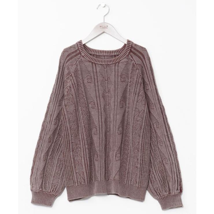 ブラウン | 【カヒコ】カイナルニットプルオーバー | アミナコレクション 