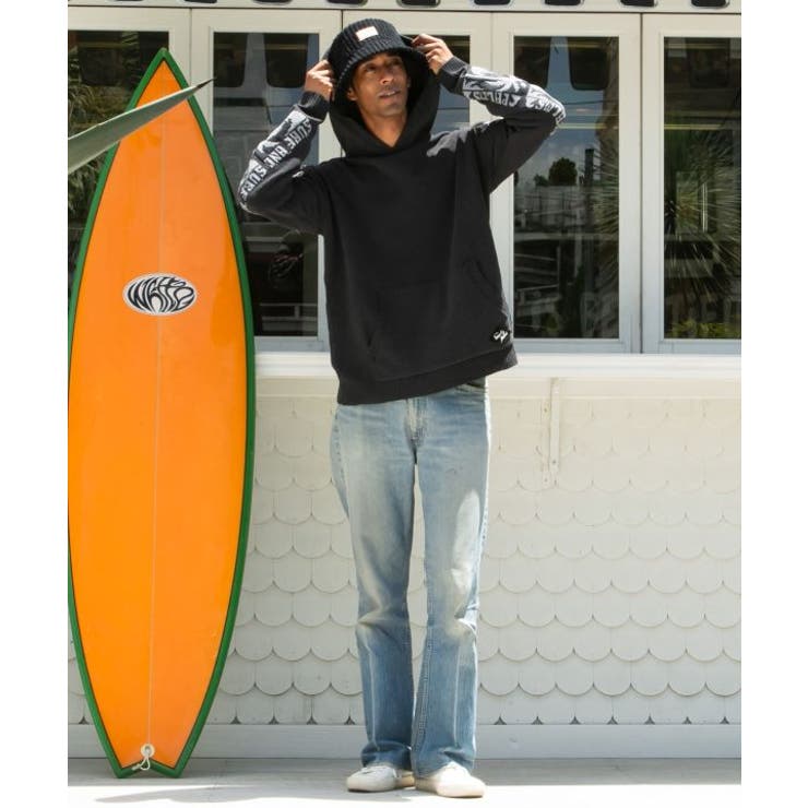【カヒコ】トムメンズニットフードトップス【SURF&Palms】 | アミナコレクション | 詳細画像1 