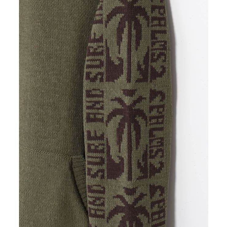 【カヒコ】トムメンズニットフードトップス【SURF&Palms】 | アミナコレクション | 詳細画像10 